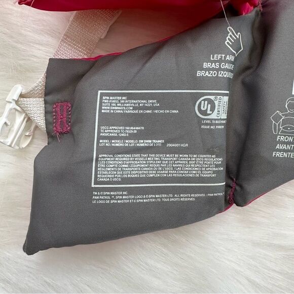 SwimWays Nickelodeon Paw Patrol Skye Learn-to-Swim Kids Life Jacket - Picture 4 of 7